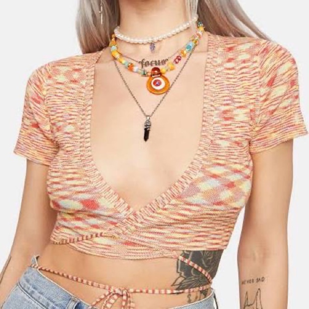 crop tie top